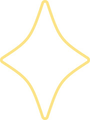 Celebration star sparkle gold contour pattern