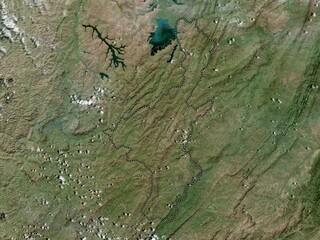 Muyinga, Burundi. High-res satellite. No legend