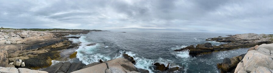 Panoramic of the Atlantic Ocean