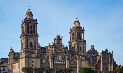Fototapeta na wymiar Mexico City - Metropolitan Cathedral - Catedral Metropolitana de la Ciudad de Mexico