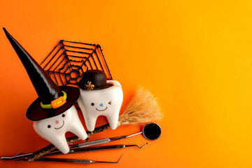 dentistry.dental.halloween. holiday concept. holidays. dentist.character for dentist halloween...
