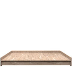 beautiful wood board 3d render for design