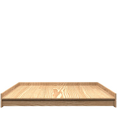 beautiful wood board 3d render for design