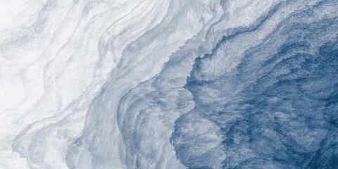 Abstract blue and white paint background with brush stroke and grunge texture vintage style in concept winter, ocean, sky.