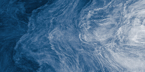 Abstract blue and white paint background with brush stroke and grunge texture vintage style in concept winter, ocean, sky.