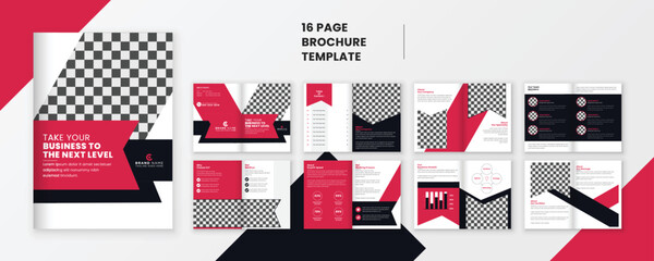 Corporate modern multipurpose multipage company profile brochure catalog template design