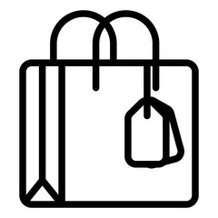 Shopping bag icon