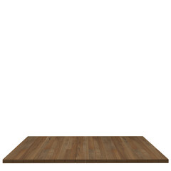 Wood board 3d render isolated