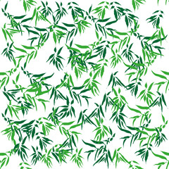 Obraz na płótnie Canvas seamless background with leaves