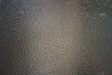 water drops on glass