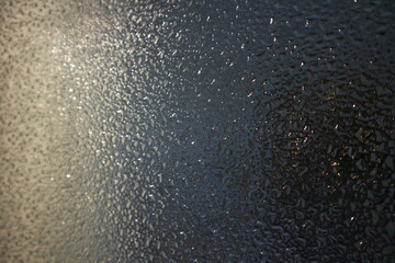 drops of water on the door mirror