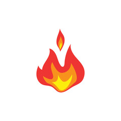 Fire icon symbol illustration