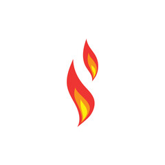 Fire icon symbol illustration