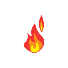Fire icon symbol illustration
