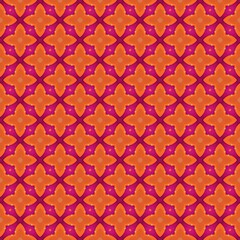 Fototapeta premium seamless pattern with red and yellow flowers