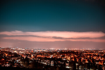 Fototapeta na wymiar city of night Wiesbaden Germany