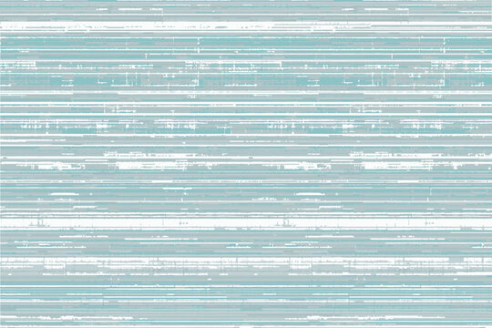 Simple elegance aegean teal white monochrome stripe  square, plaid vector seamless pattern. Vertical and horizontal brush drawn textured crossing striped line geometric background.