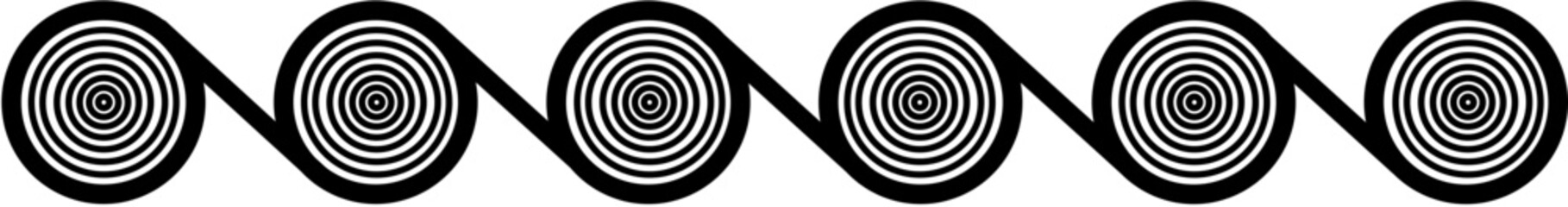 Abstract divider zentangle art