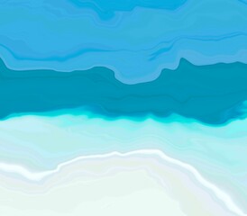 Abstract blue sea background and wallpaper art.