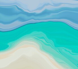 blue sea liquid abstract background