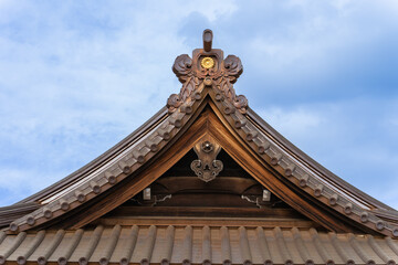日本家屋瓦屋根装飾