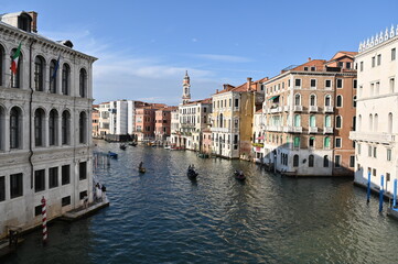 Obraz na płótnie Canvas Beautiful photo from Grand canal in Venezia