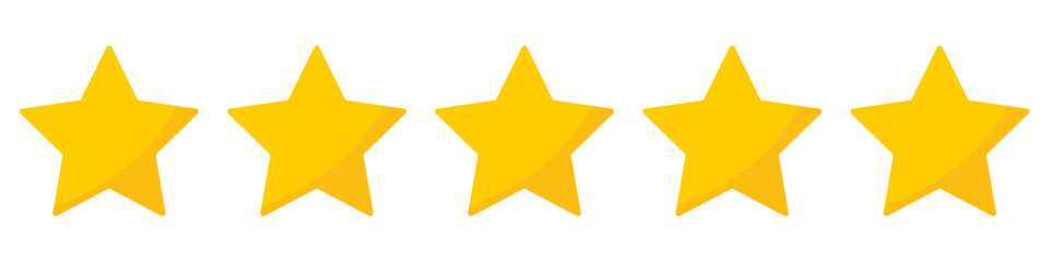 five star vector design image