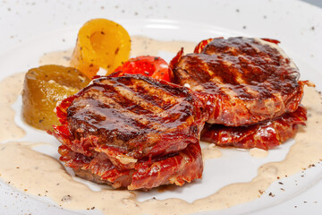 Medium Rare Fillet Mignon Steak