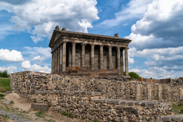 Fototapeta premium The pagan temple of Garni in Armenia is 28 km from Yerevan in the valley of the Azat River near the village of Garni.