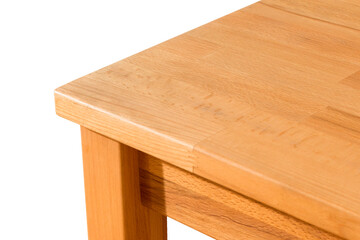 Wooden table elements close view png, isolated object