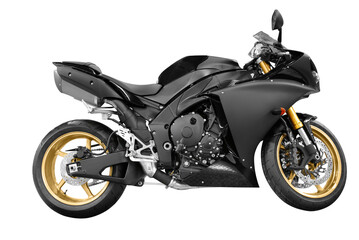 black fast motorcycle transparent - 531216993
