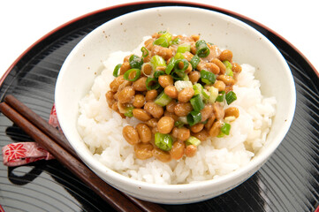 日本の伝統和食、納豆