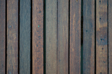 The old wooden planks.