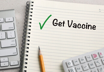 concept of get vaccination