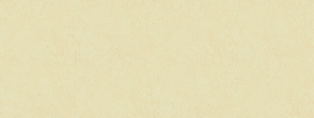 Kraft paper texture. Subtle irregular stains and fibers in beige tones. Panoramic background. Abstract pattern.