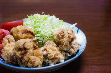 家庭の唐揚げ