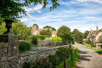 Fototapeta premium Cotswold village of Chedworth, Gloucestershire, England, United Kingdom