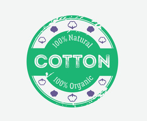 100 percent natural cotton fabric label for clothes
