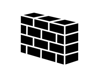 building wall icon with trendy design