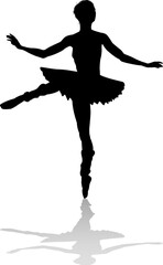 Ballet Dancer Silhouette © Christos Georghiou