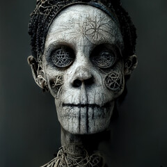 Album Movie Poster Cover Horror Style Printable 3D Render 