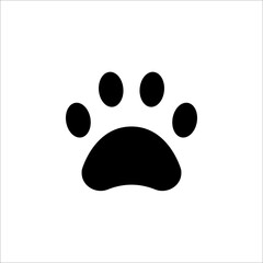 Paw icon. Paw Print icon. vector illustration on white background