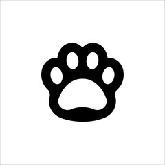 Paw icon. Paw Print icon. vector illustration on white background