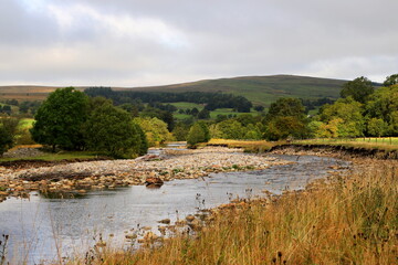A view of the South Tyne river, on a section of the Pennine way between Garrigill and Alston.