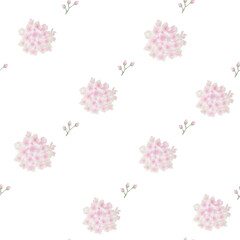 flowers vector, flowers ornament, floral ornament, hydrangea, hydrangea pattern, hydrangea vector