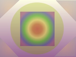 abstract background rainbow circle 