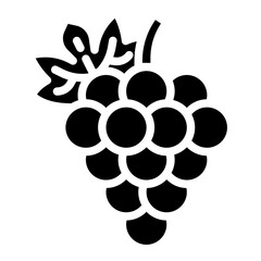 grape glyph icon