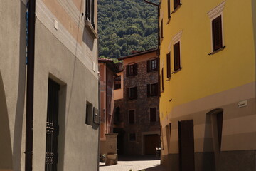 Fototapeta na wymiar Claino con Osteno, a small village in italy