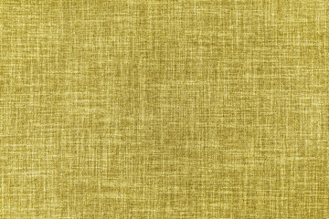 Texture of natural upholstery fabric or cloth. Fabric texture of natural cotton or linen textile material. Yellow canvas background. Decorative fabric for curtain, furniture, walls, clothes