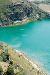 lake in the mountains nature